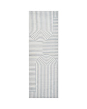 MontVoo Echo Washable Runner Rug Gray