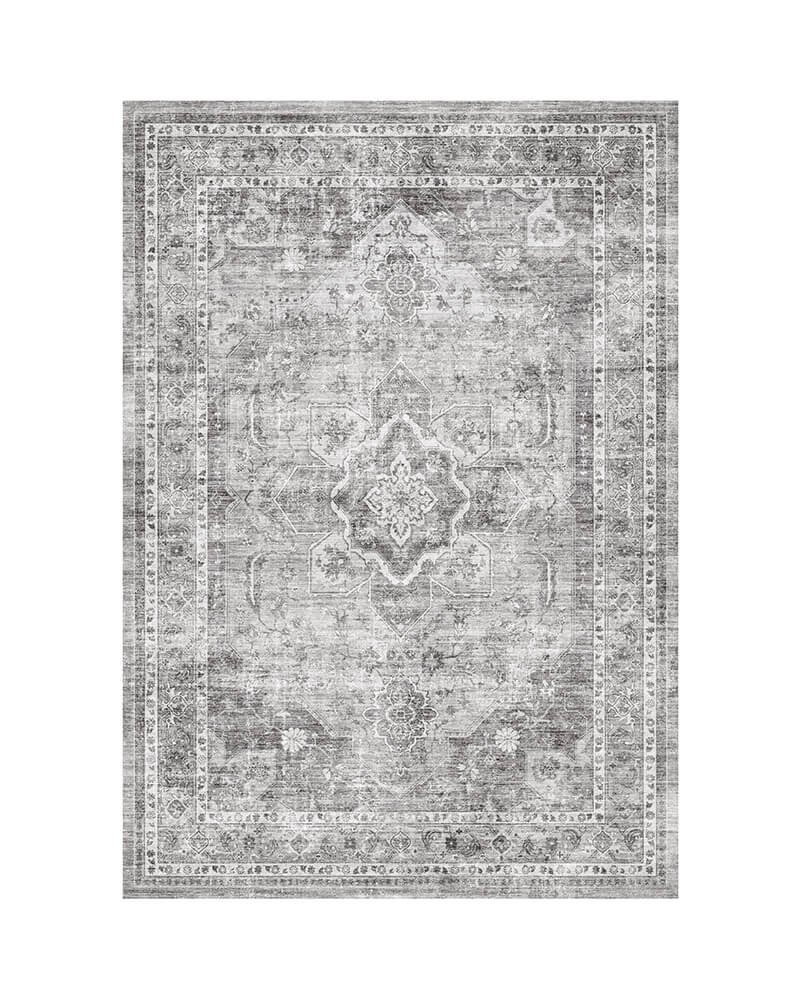 MontVoo Harmonia Washable Area Rug Gray