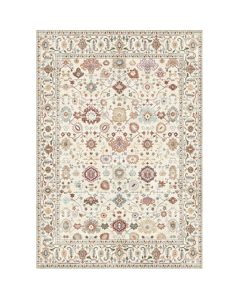 MontVoo Liana Washable Area Rug Colorful