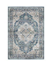 MontVoo Lunaris Washable Area Rug Blue