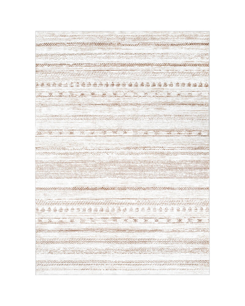 MontVoo Nebula Washable Area Rug Brown