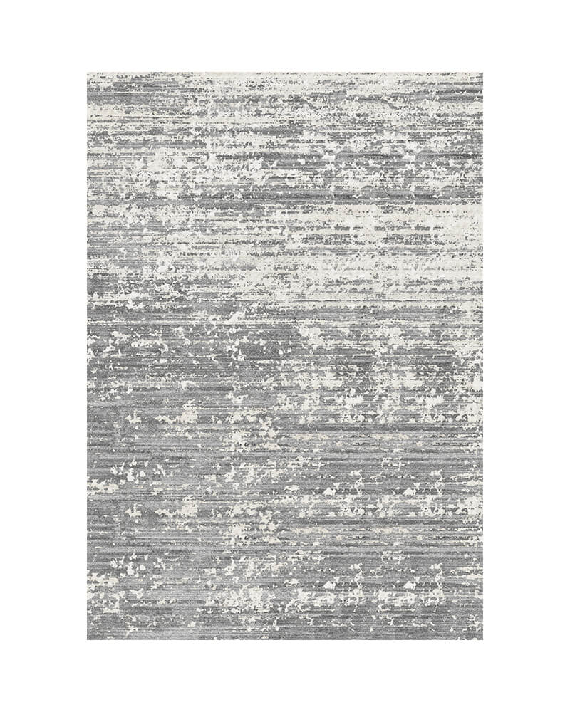 MontVoo Shadow Washable Area Rug Gray