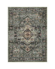 MontVoo Solara Washable Area Rug Green