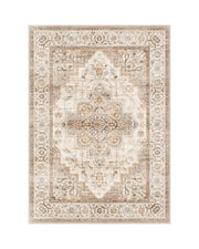 MontVoo Sylva Washable Area Rug Beige