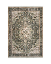 MontVoo Velora Washable Area Rug Green