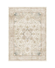 Montvoo Callista Washable Area Rug Beige
