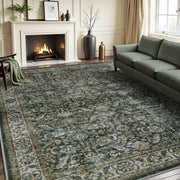 Washable Retro Living Room Bedroom Carpet