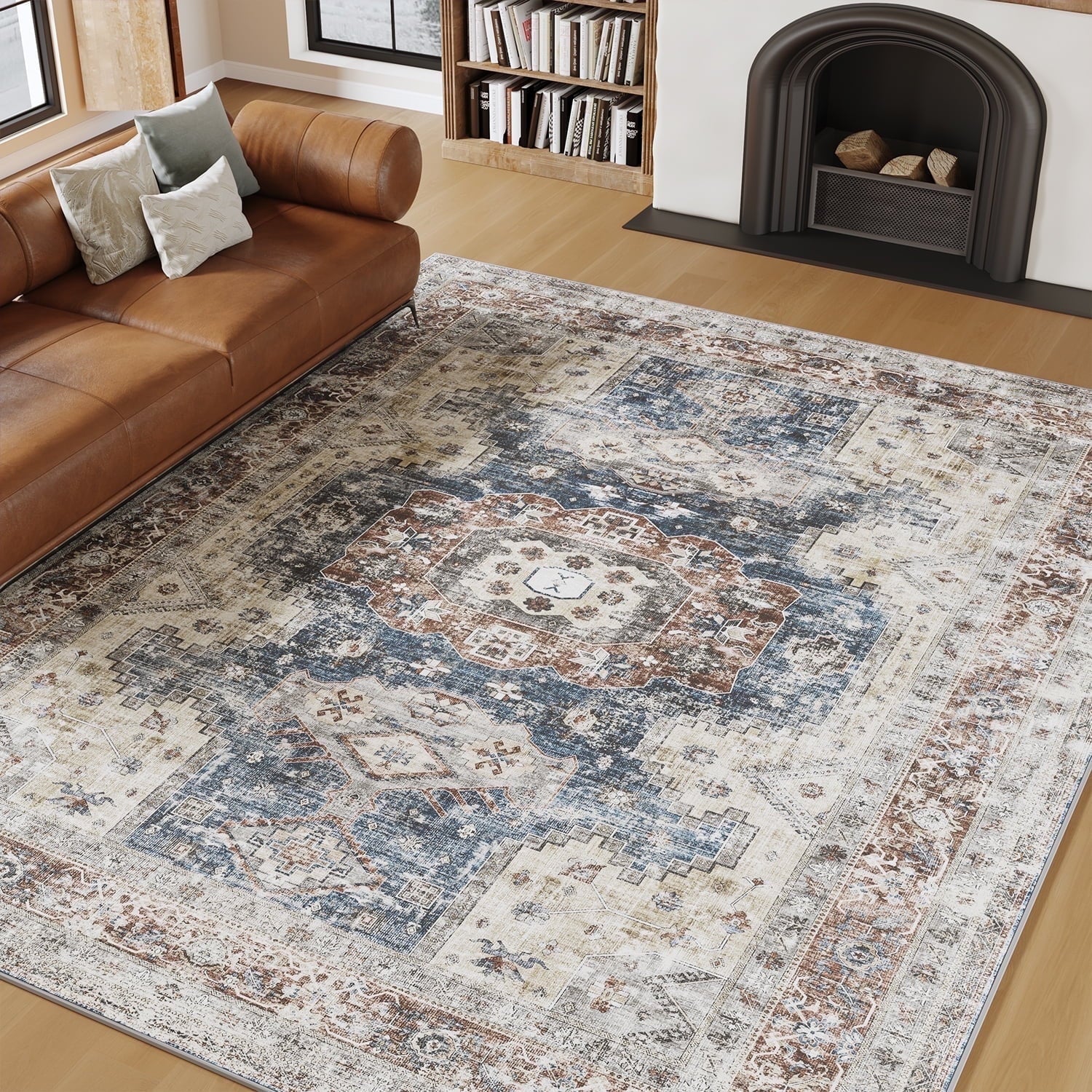 Vintage Tribal Living Room Rug