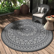 SIXHOME Boho Round Outdoor Rugs
