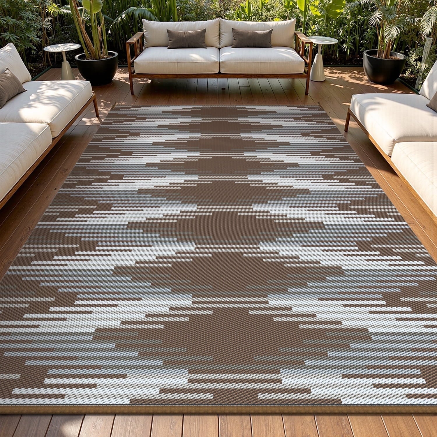 SIXHOME Modern Indoor Outdoor Rug