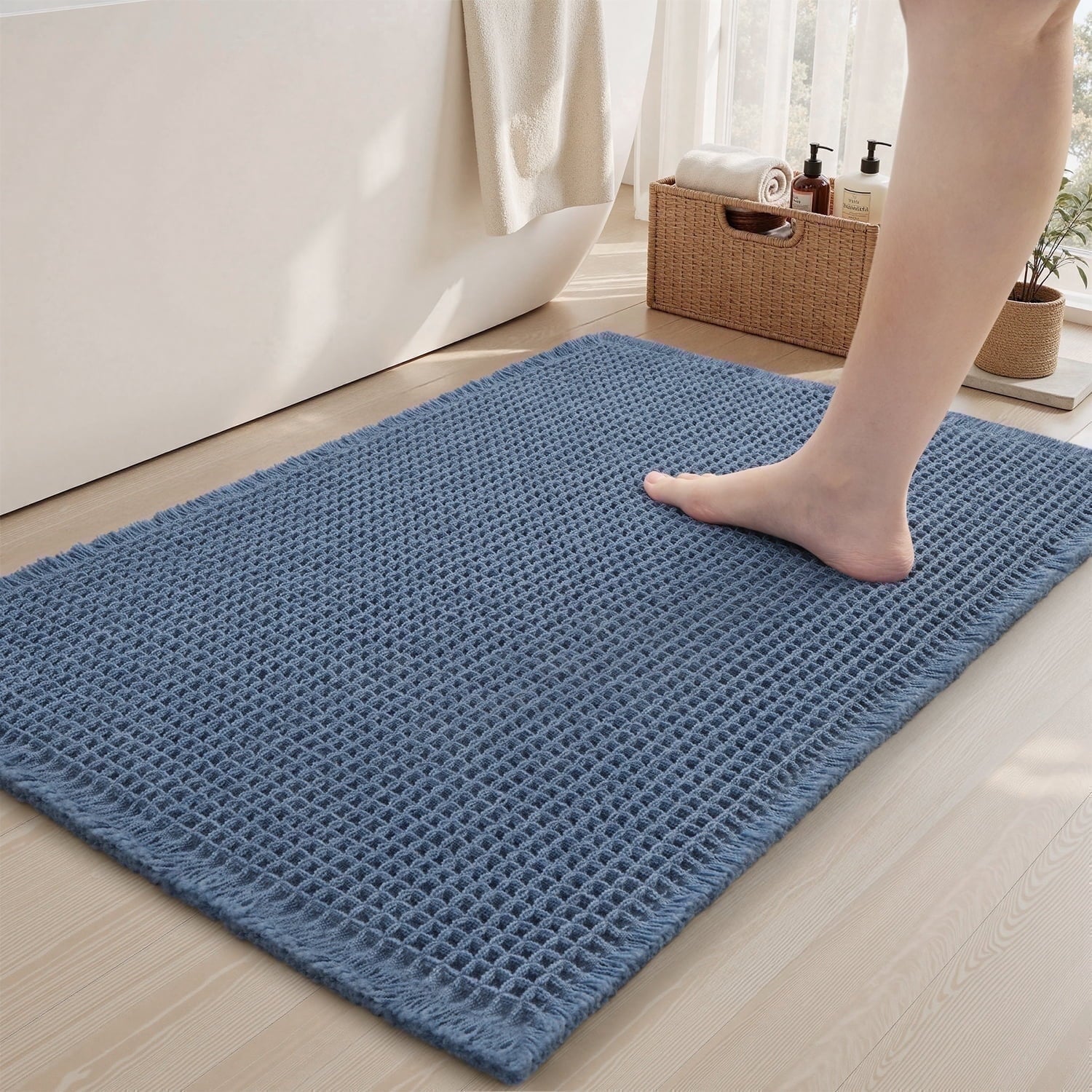 Waffle Style Bath Mats