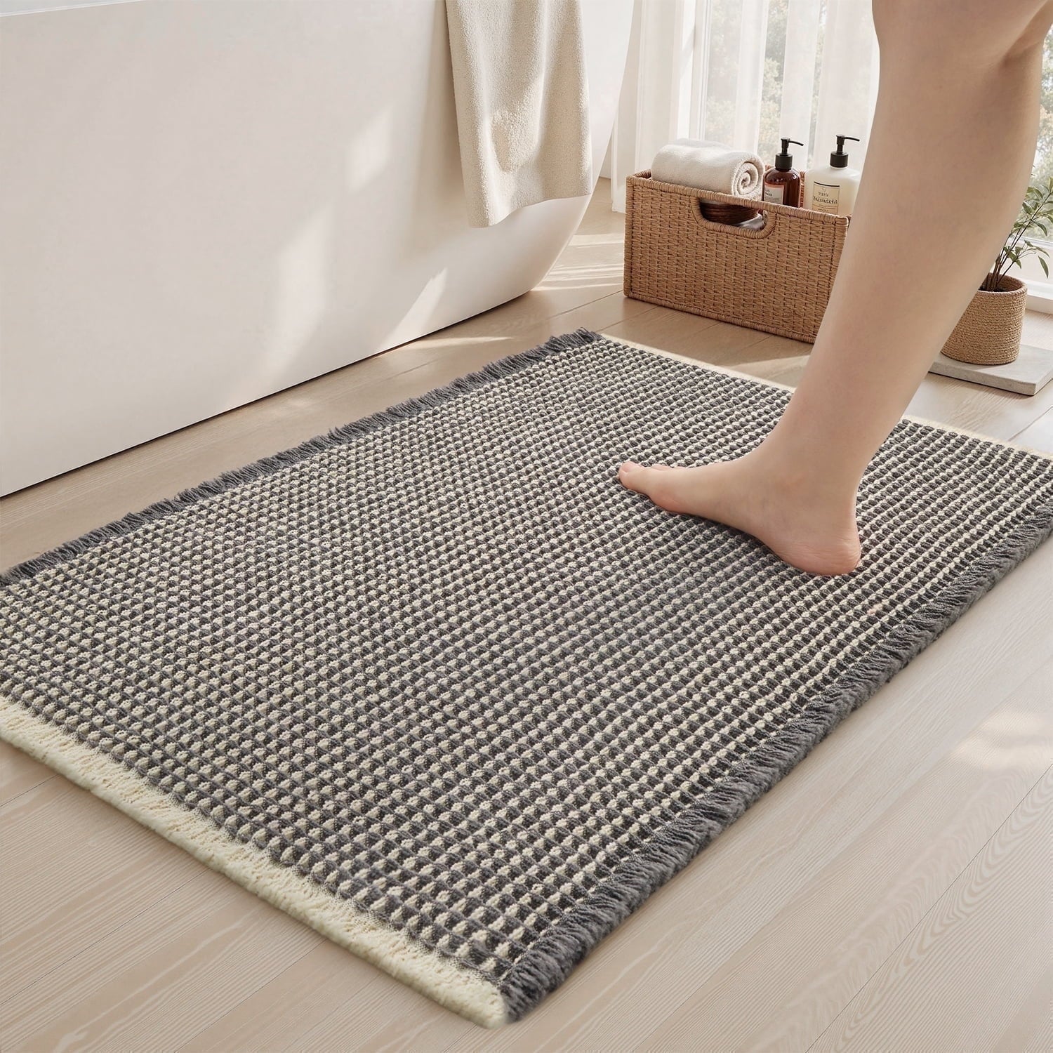 Waffle Style Bath Mats