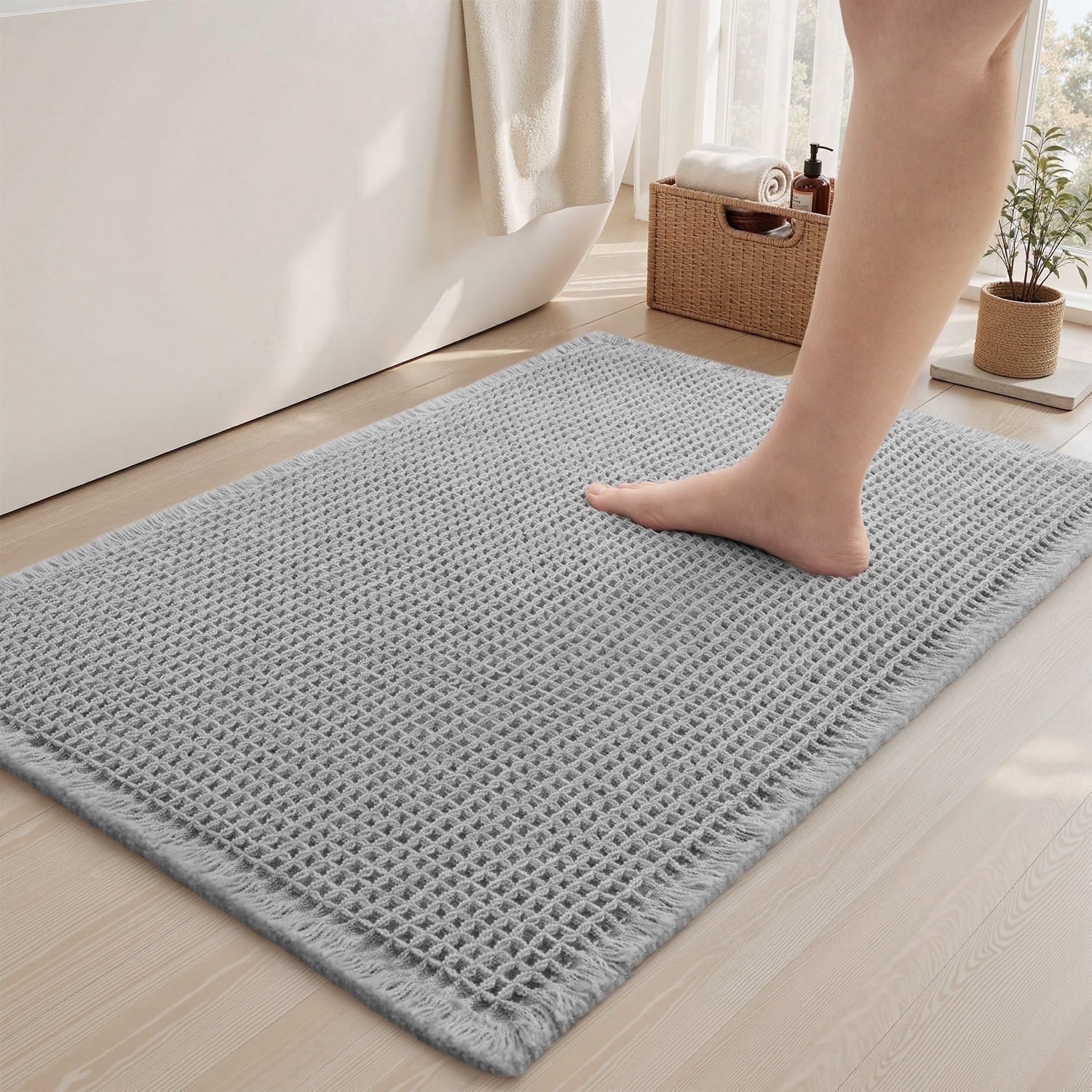 Waffle Style Bath Mats