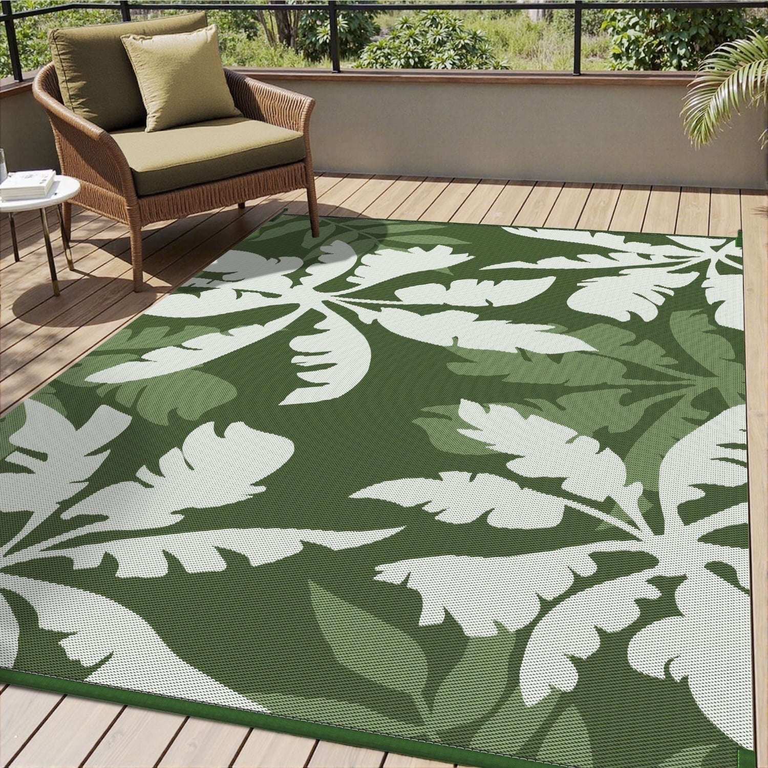VUNATE Plastic Straw Rug
