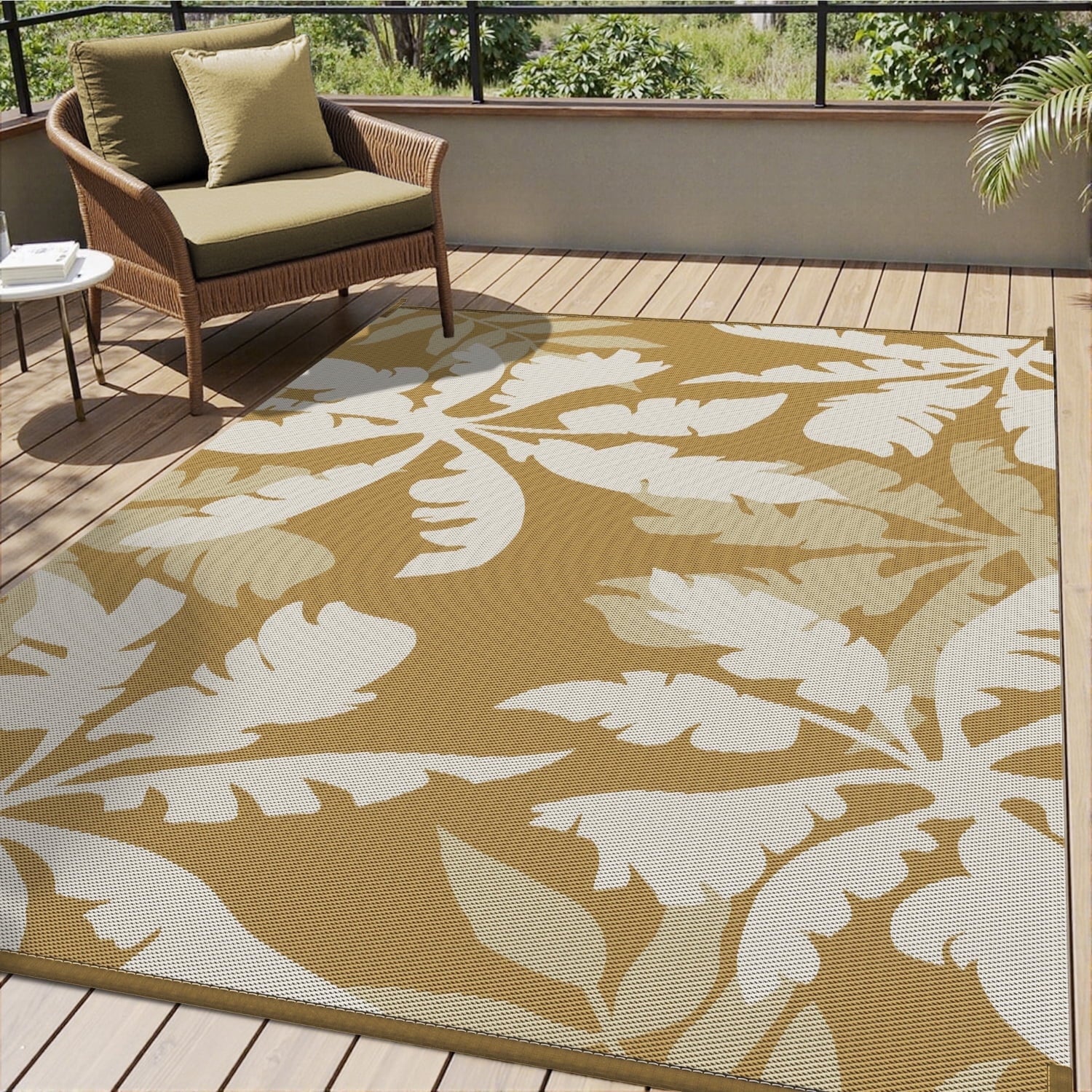 VUNATE Plastic Straw Rug