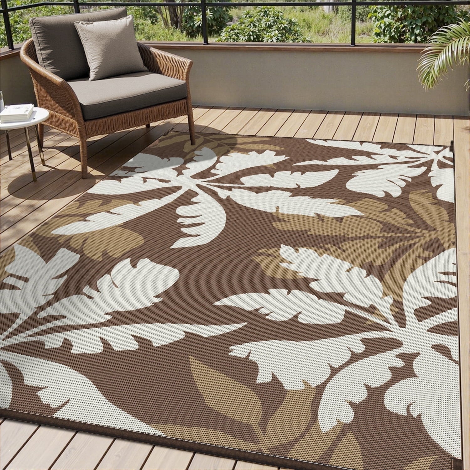 VUNATE Plastic Straw Rug