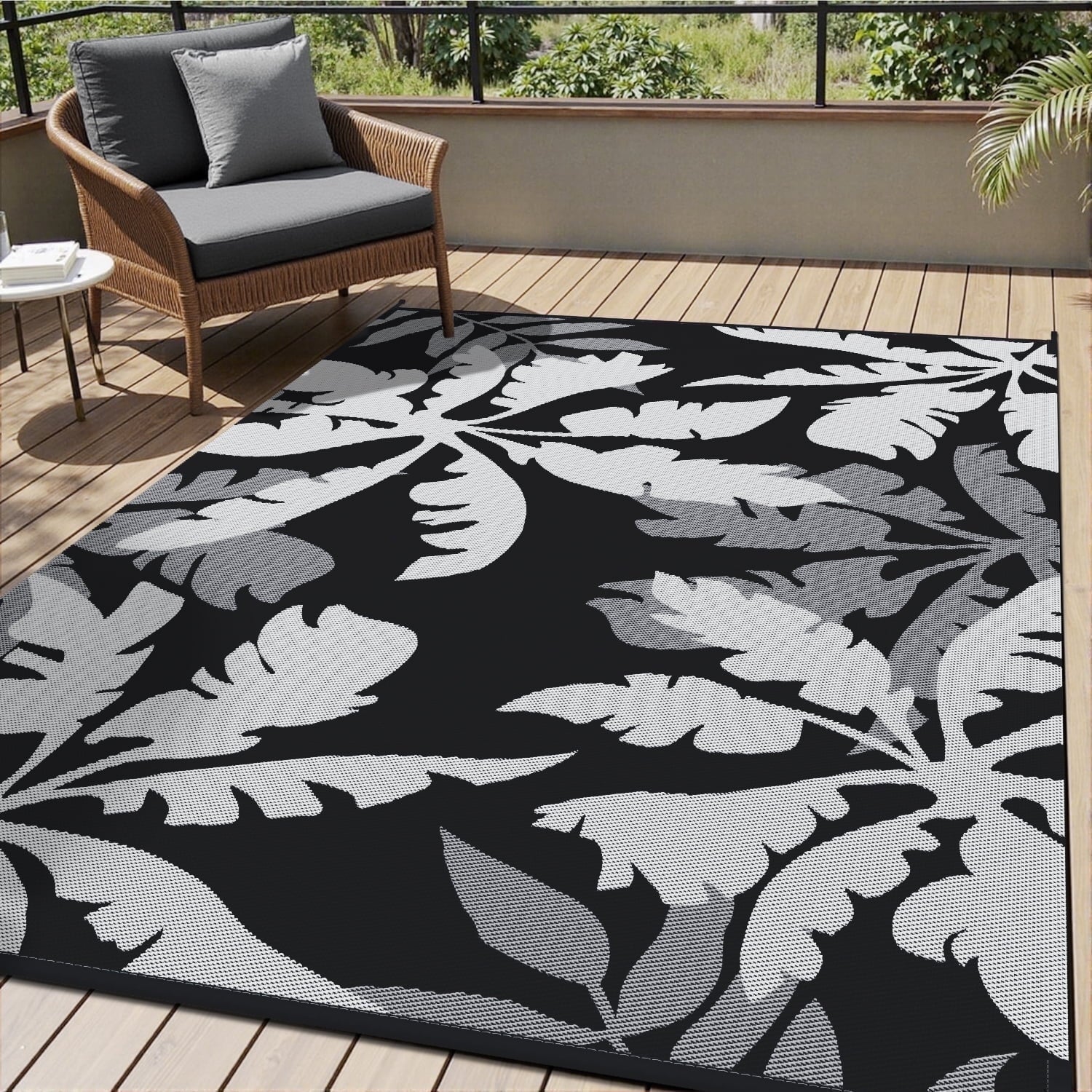 VUNATE Plastic Straw Rug