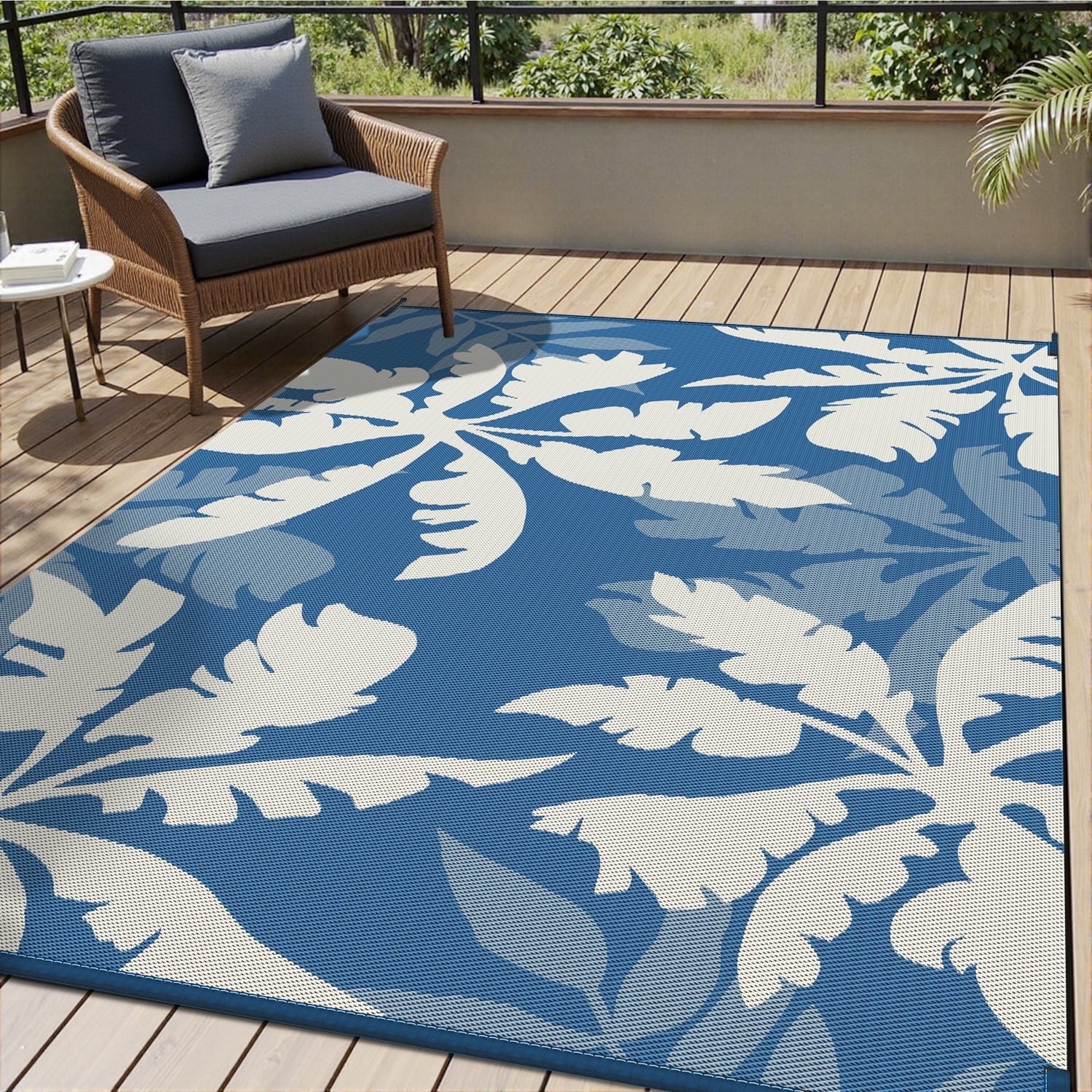 VUNATE Plastic Straw Rug