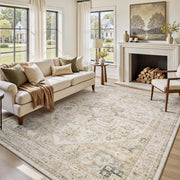 Alfombra lavable MontVoo Soft Medallion Beige