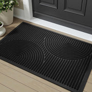 Welcome Mat Low Profile Dirt Trapper Indoor Outdoor Doormat