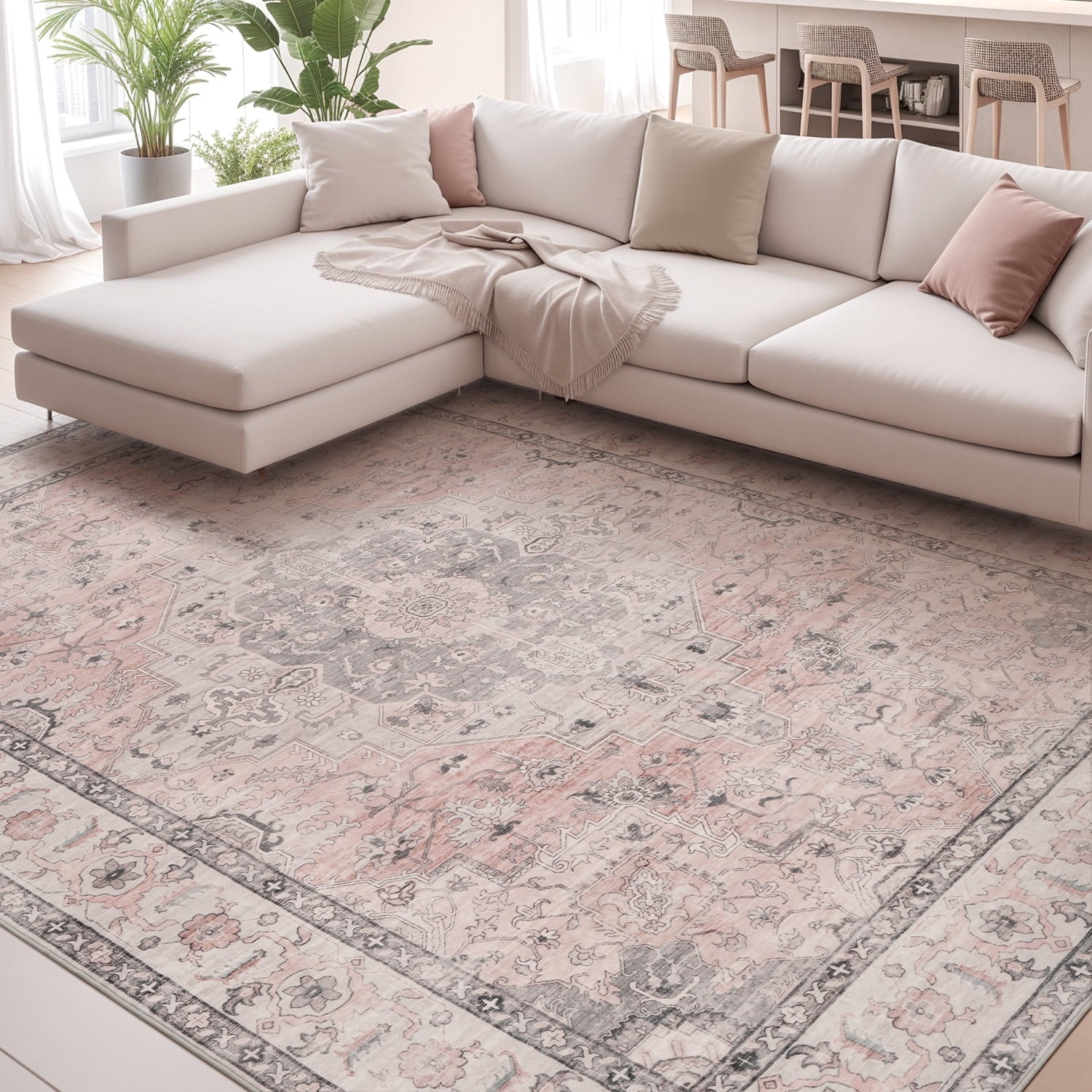 Floral Vintage Area Rug