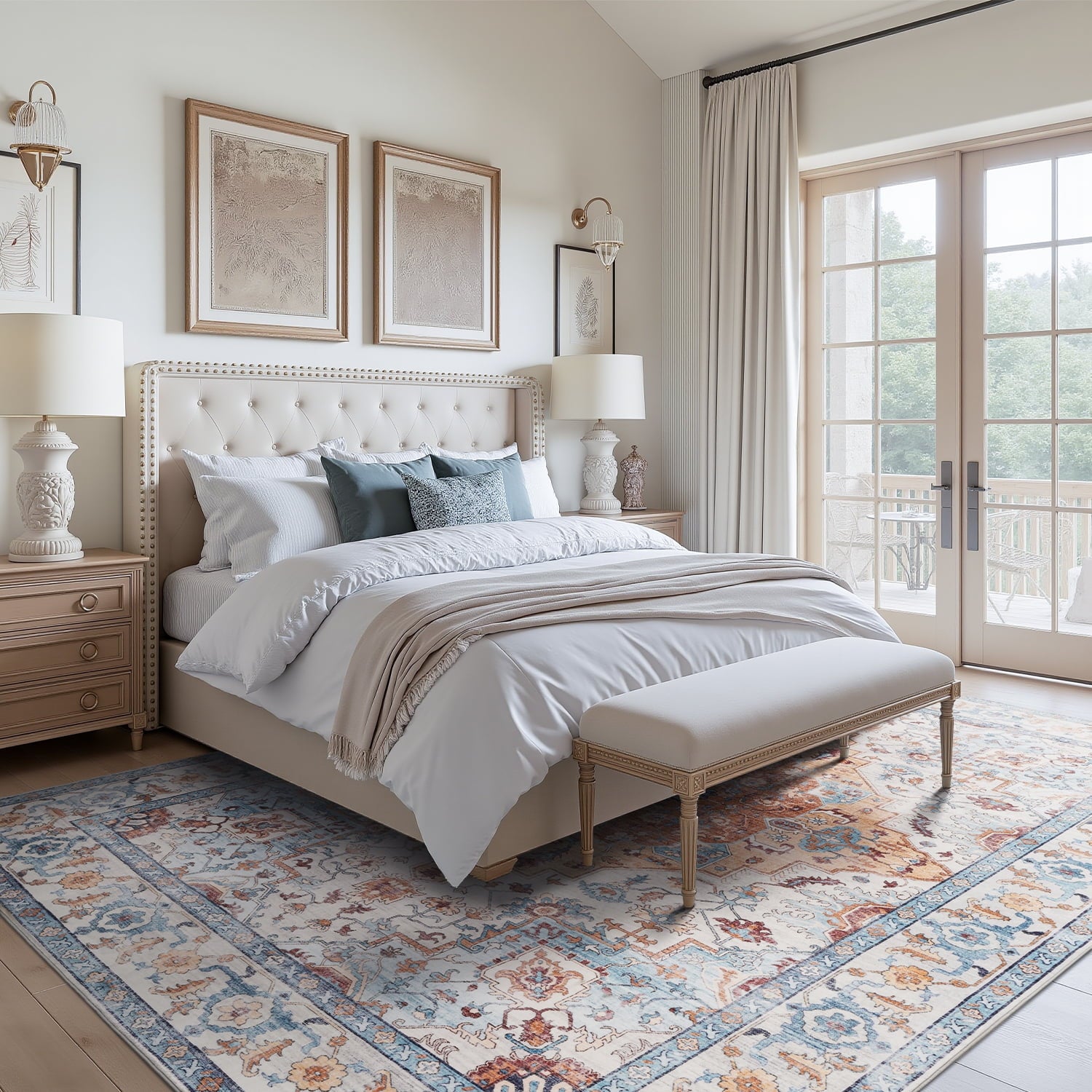 Floral Vintage Area Rug