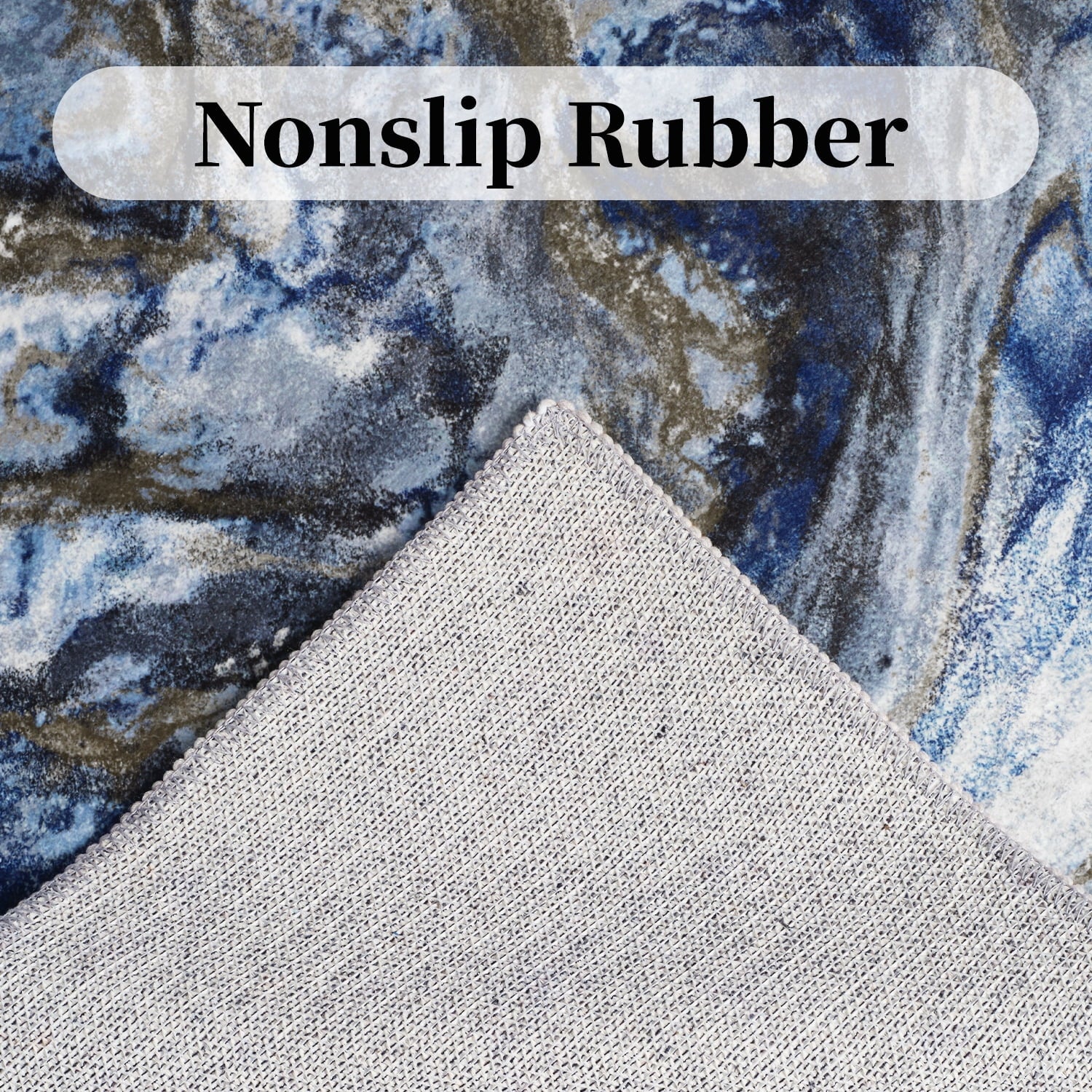 Marble Swirl Abstract Rug