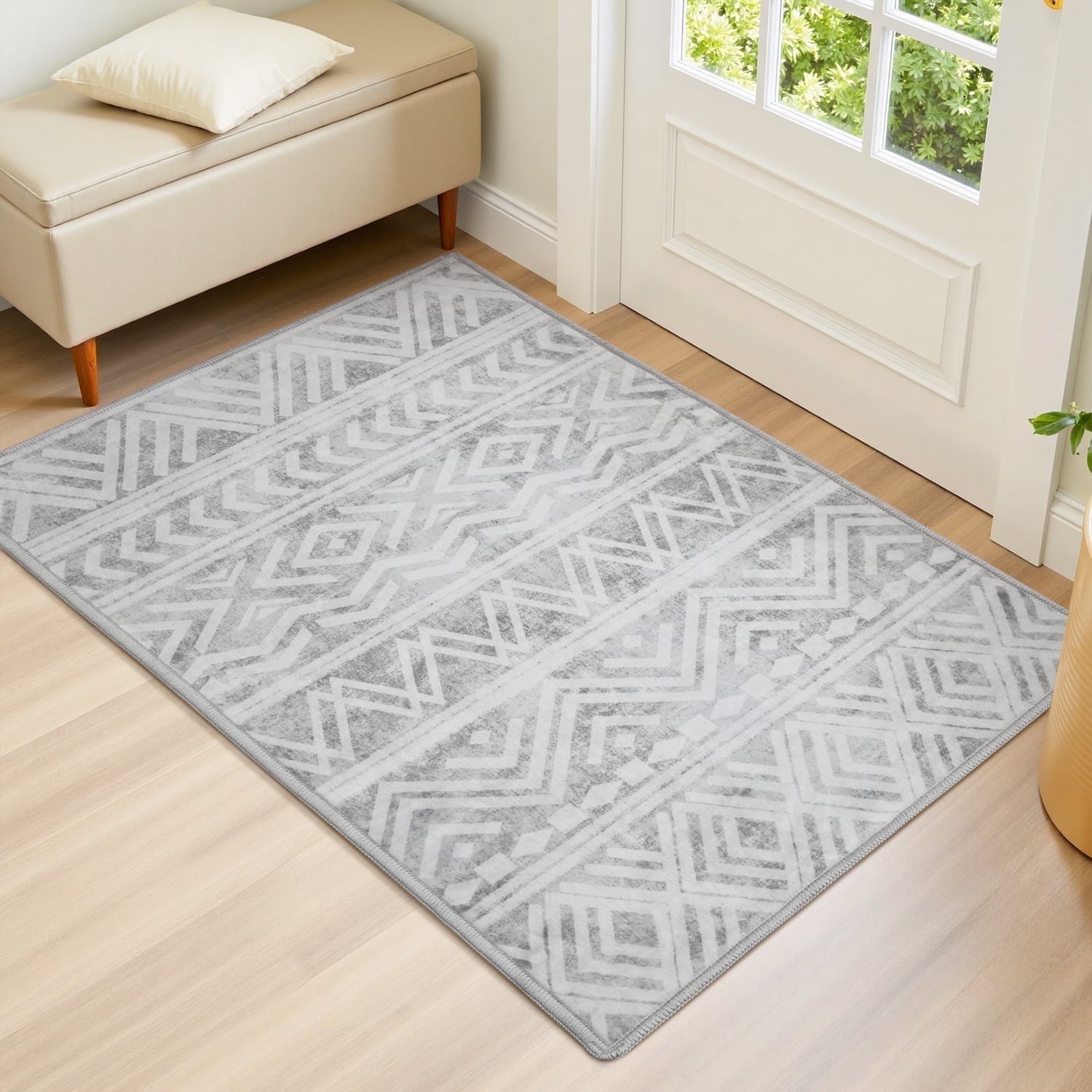 Bohemian and Modern Area Rug