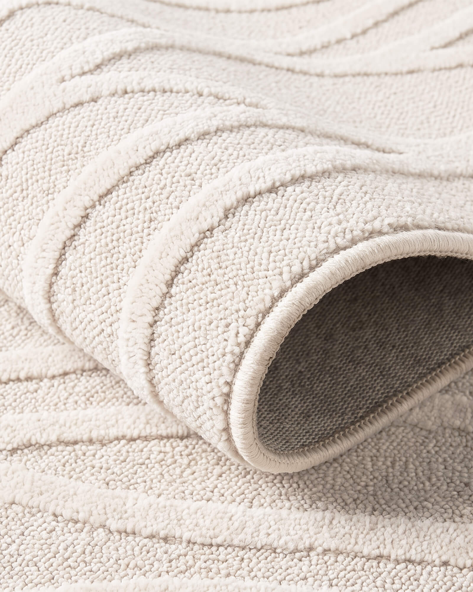Mora Washable Area Rug - Beige