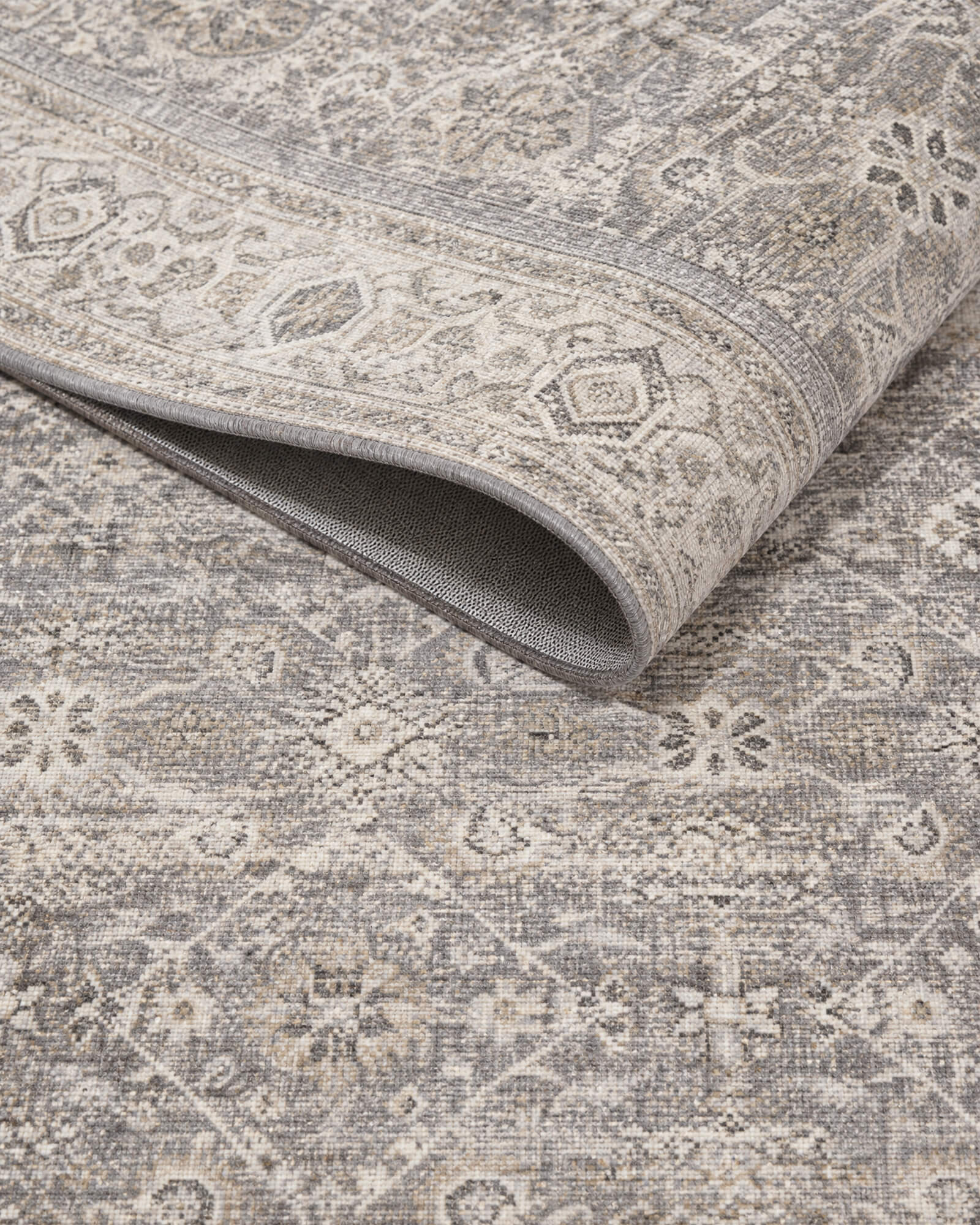 Alfombra grande Selene - Beige/Blanco 