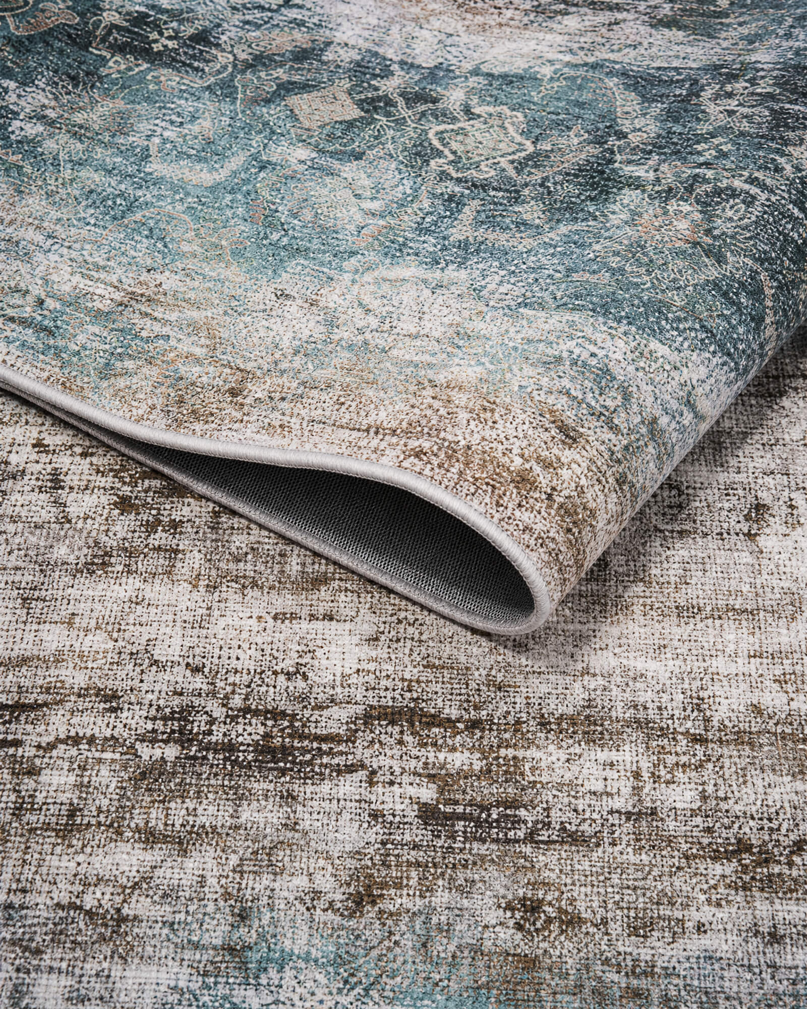 Alfombra grande Selene - Beige/Blanco 