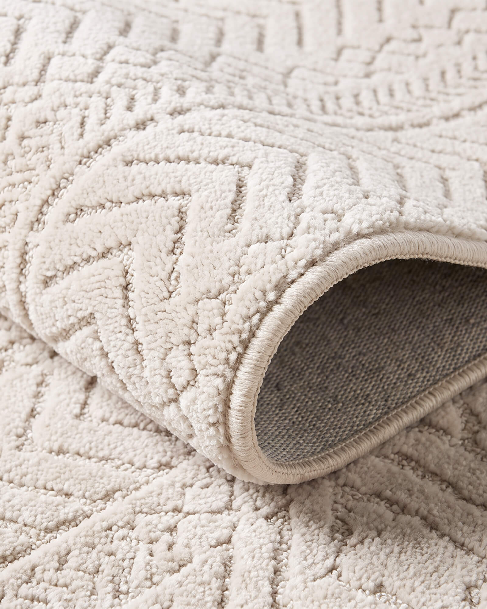 Tess Washable Area Rug - Beige