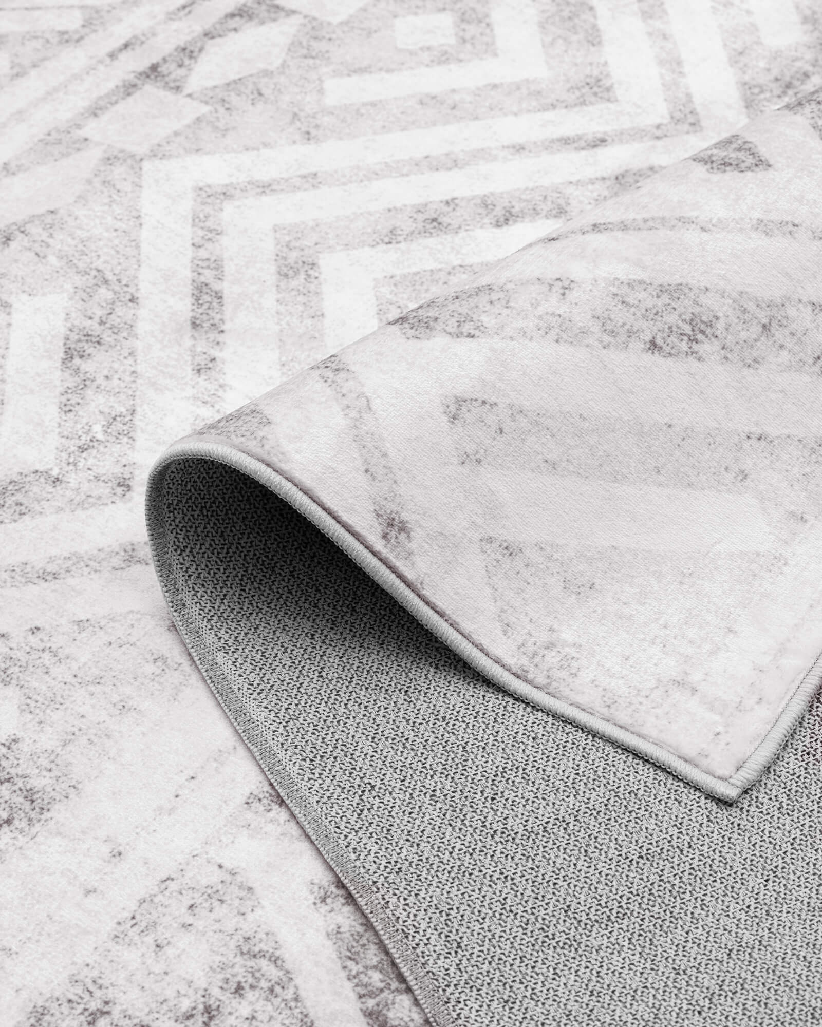 Alfombra grande Selene - Beige/Blanco 