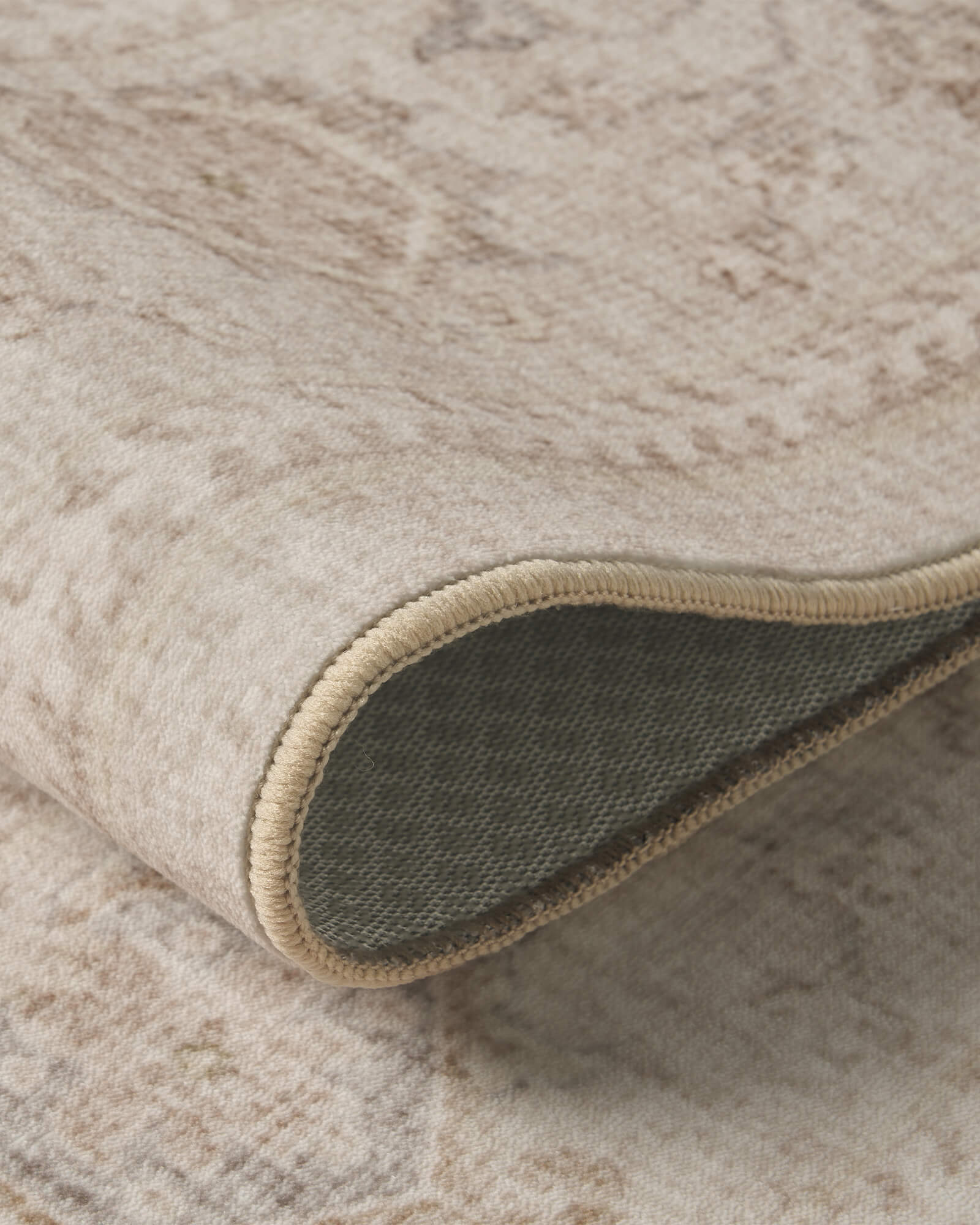 Alfombra grande Selene - Beige/Blanco 