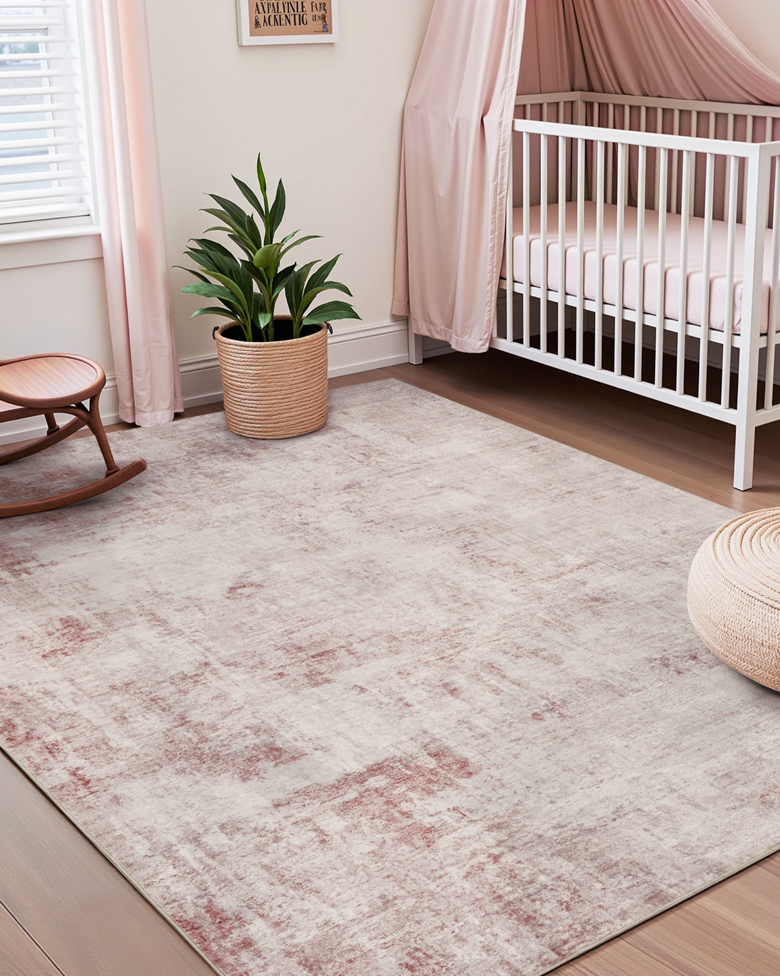 Alfombra grande Selene - Beige/Blanco 