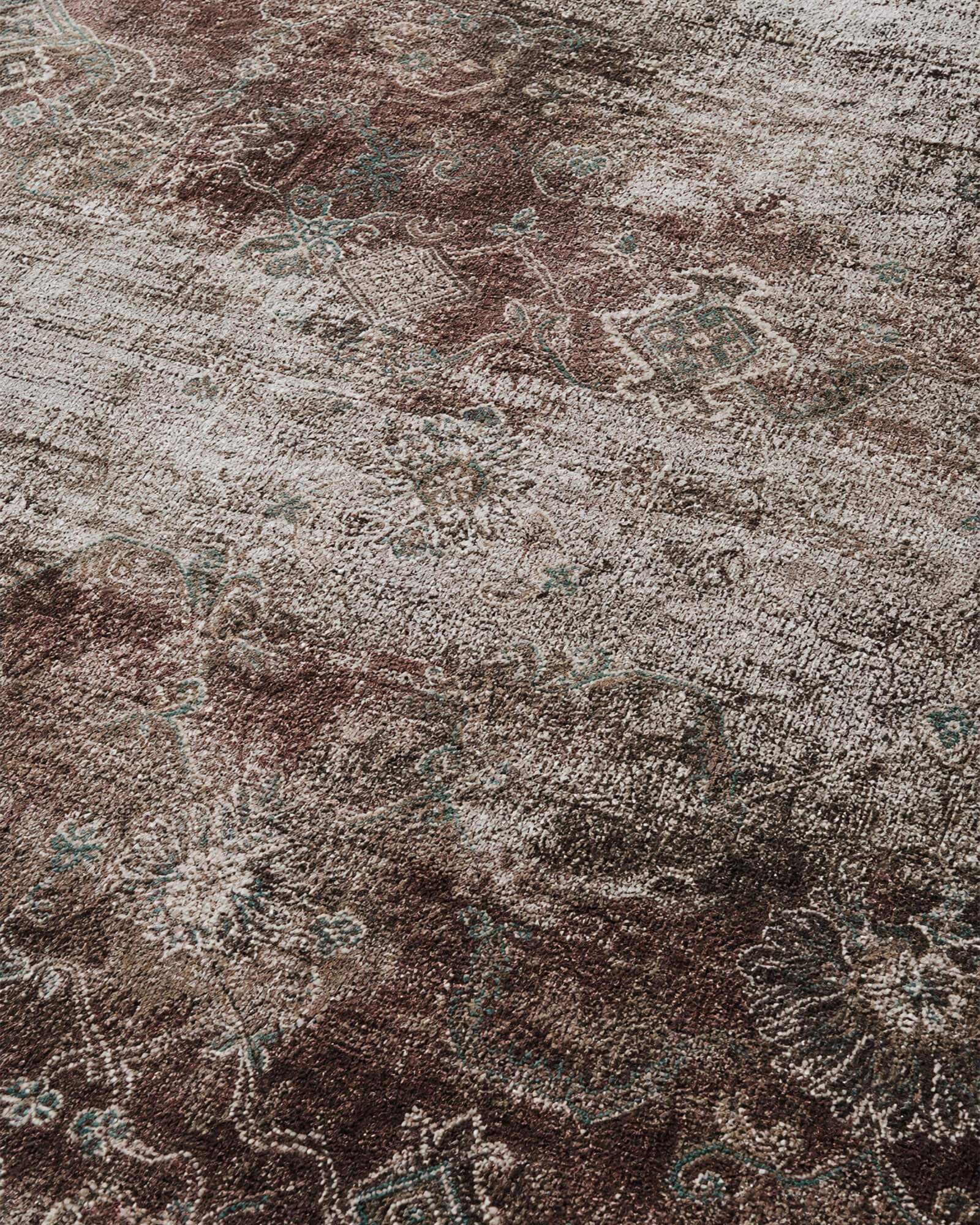 Alfombra grande Selene - Beige/Blanco 