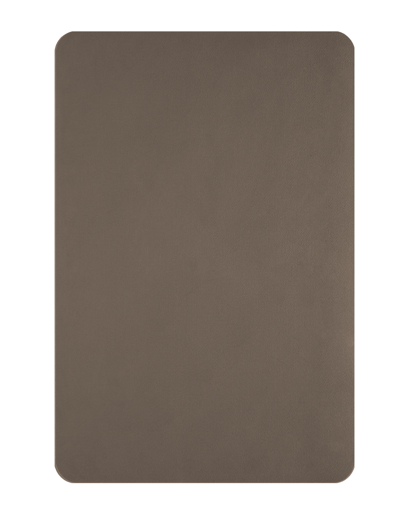 Absorbent coffee bar mat designed to protect countertops from coffee and water spills