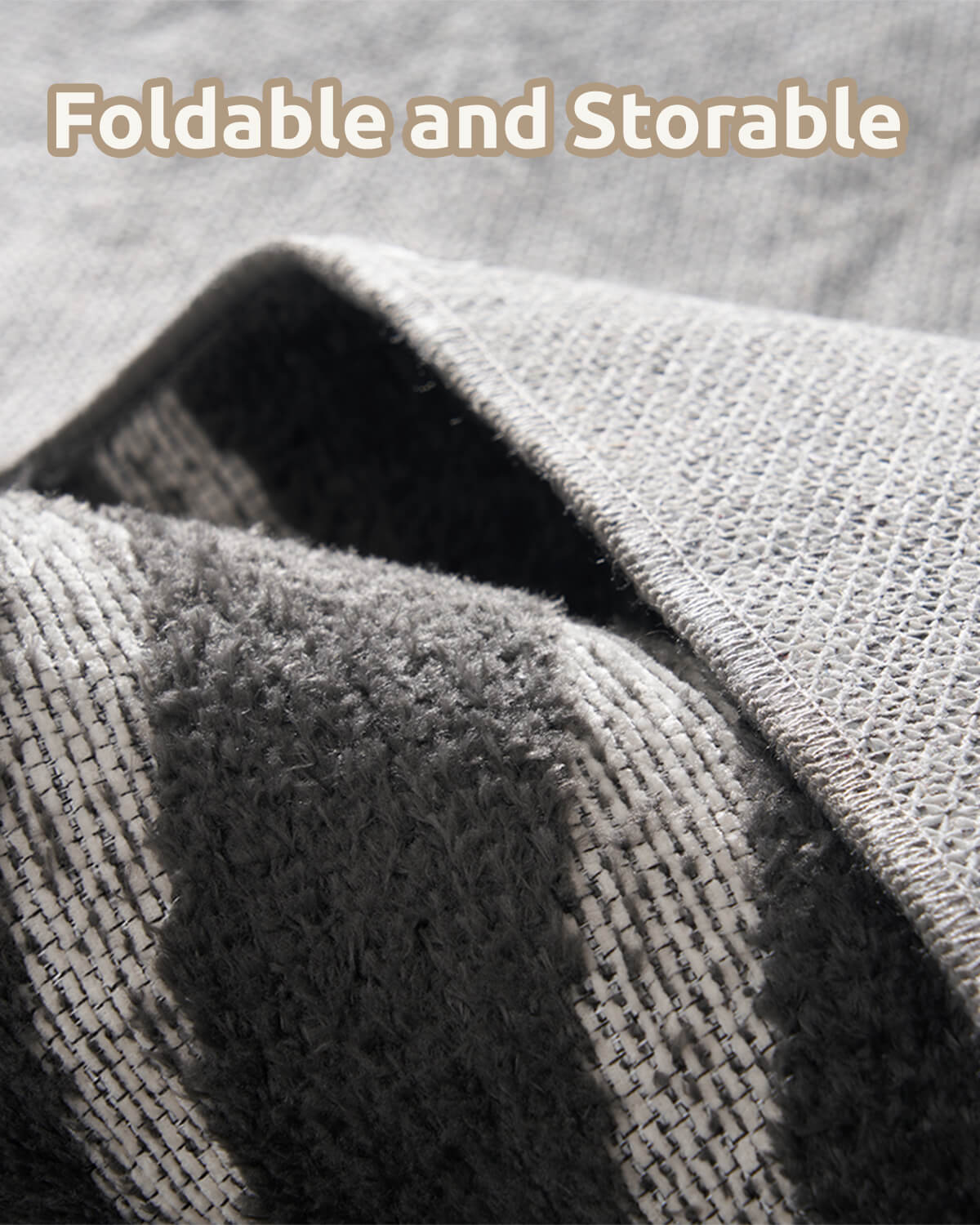 Abstract modern washable rug designed for easy home maintenance