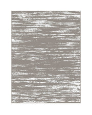 Abstract modern area rug with soft texture for relaxed home environments