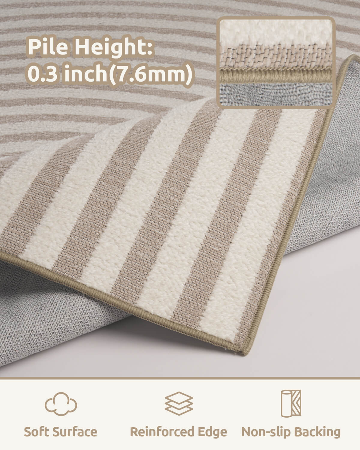 Abstract line modern rug suitable for living rooms and bedrooms with versatile style