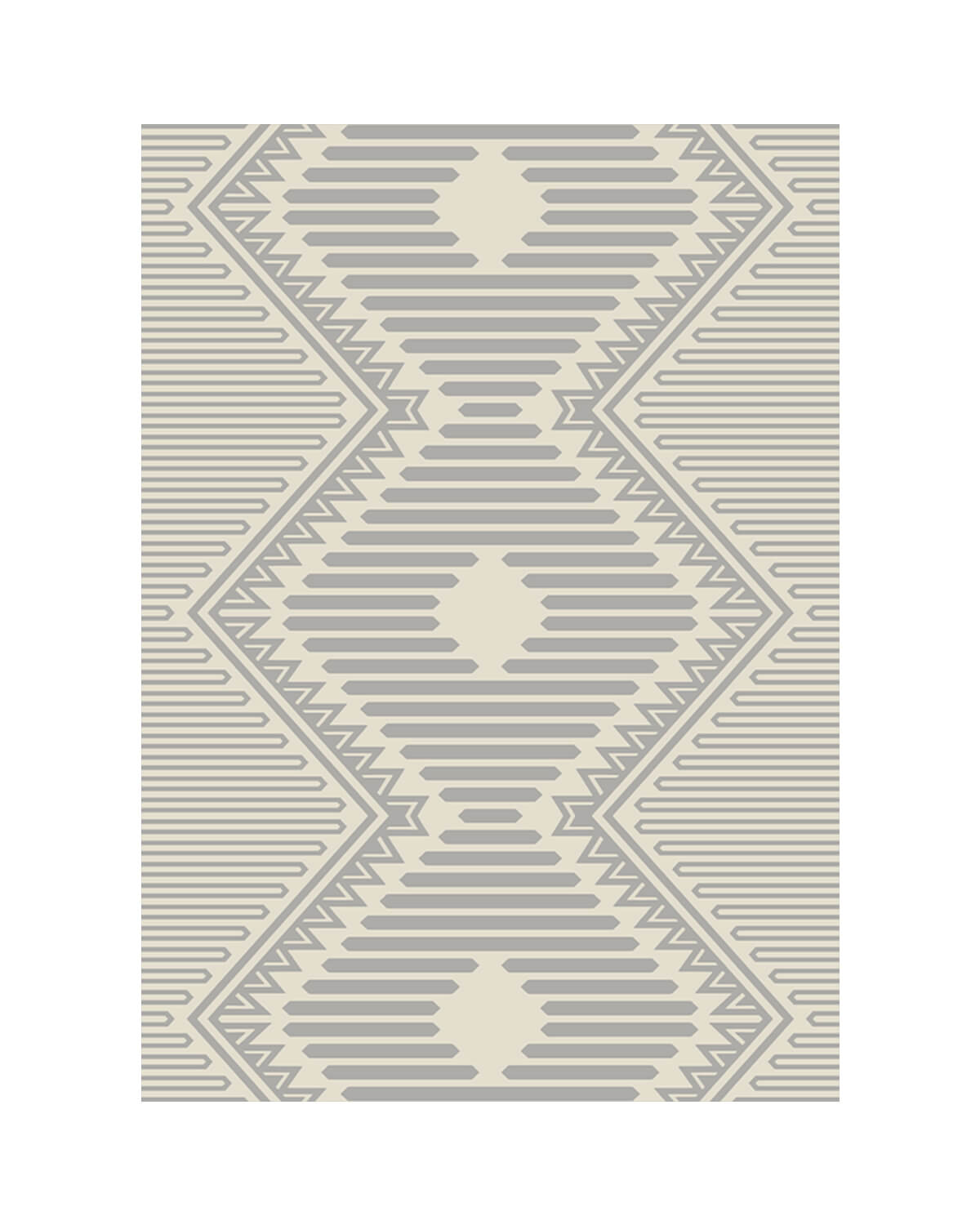 Abstract line pattern rug enhancing modern home interiors