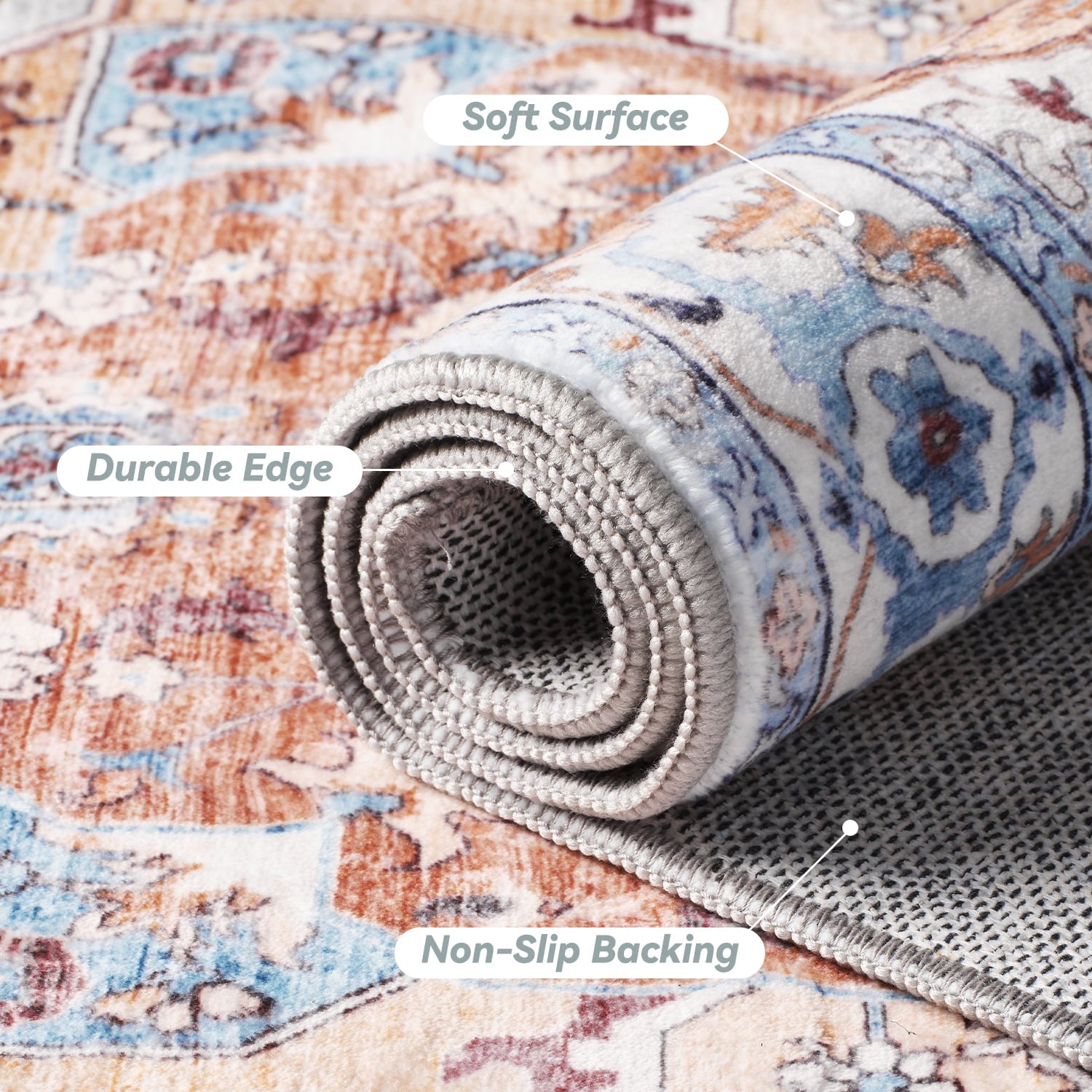 Floral Vintage Area Rug