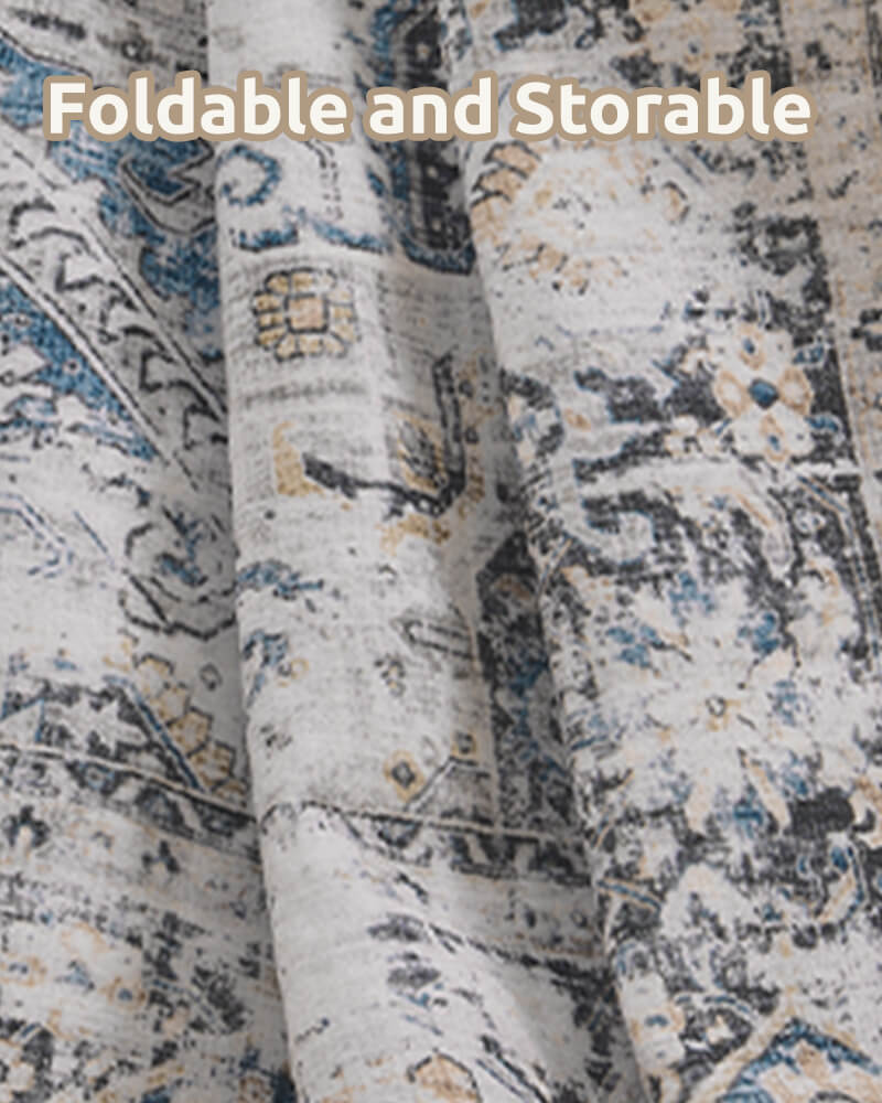 Comfortable boho area rug made for daily living