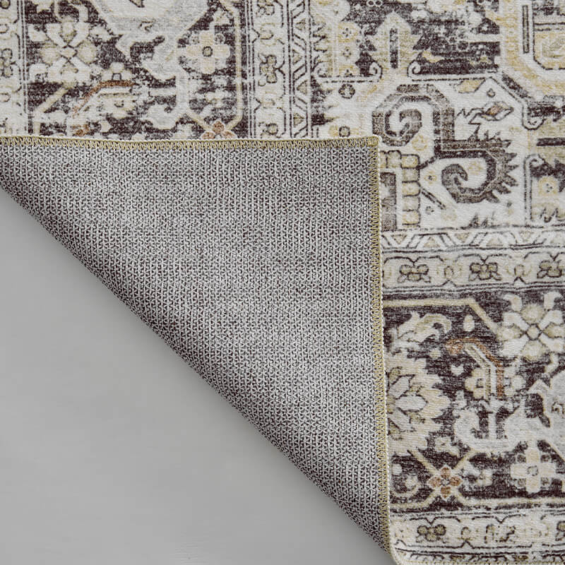 Soft boho rug crafted for active home environments