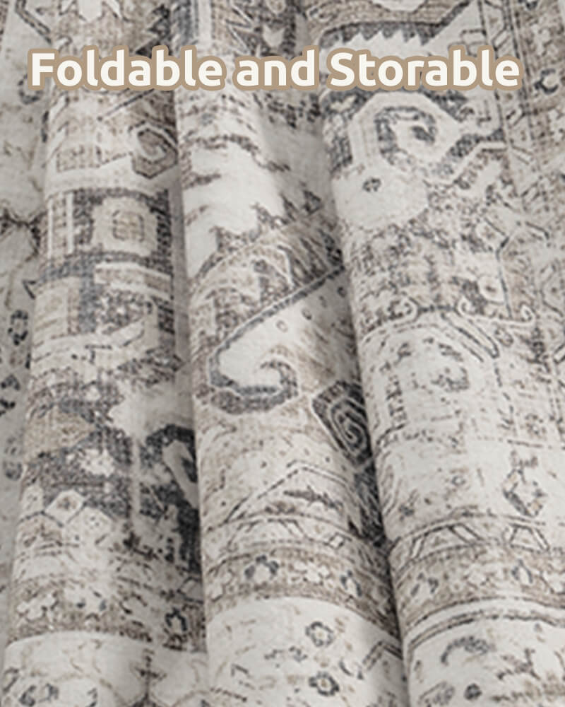 Boho style rug created for practical home comfort