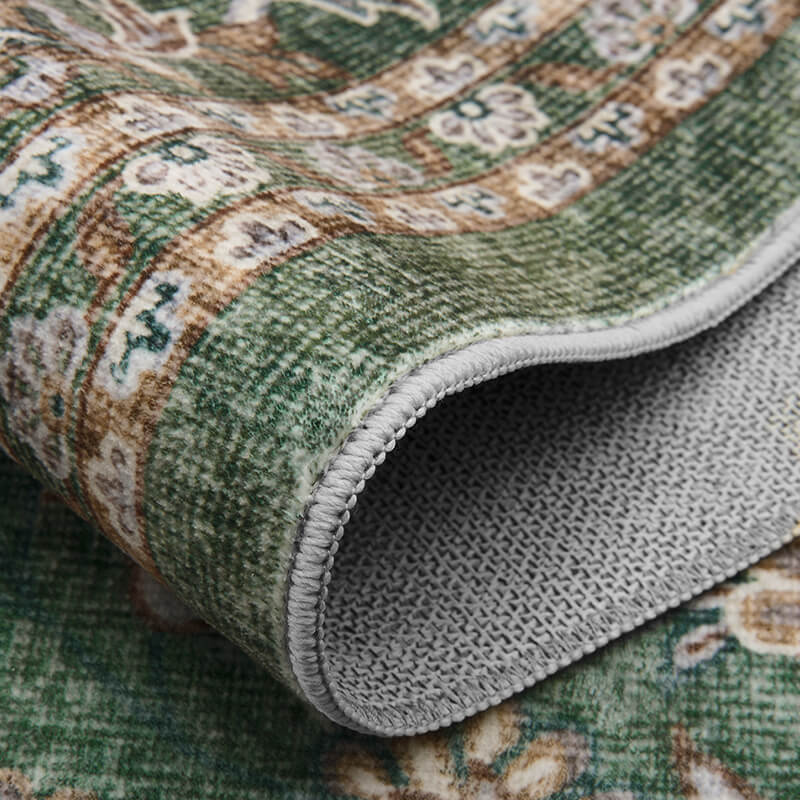 Washable vintage rug made for long-term use