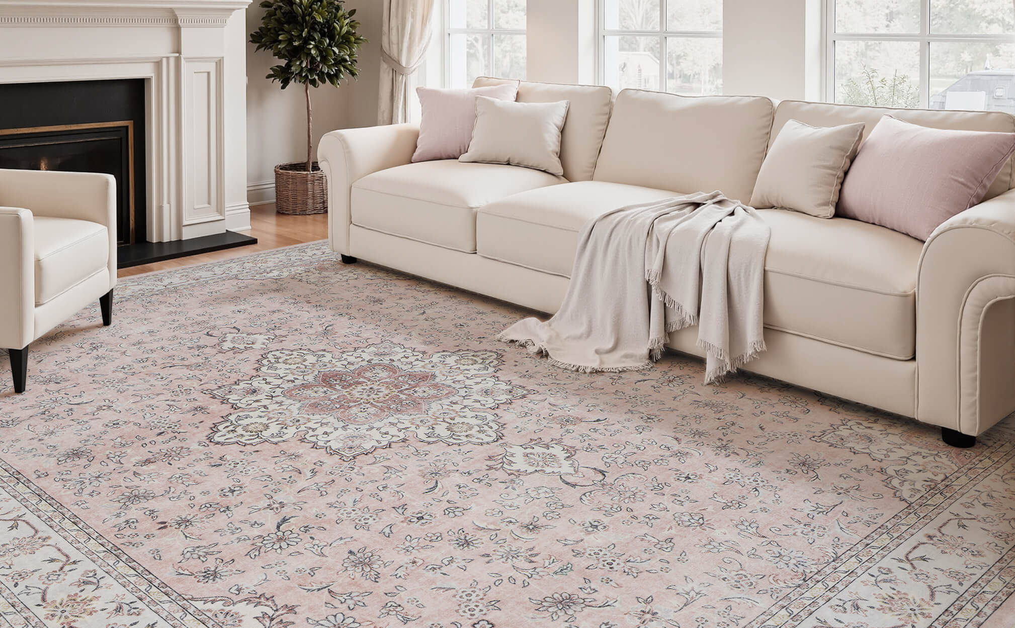 Modern rug designed for smooth and functional living