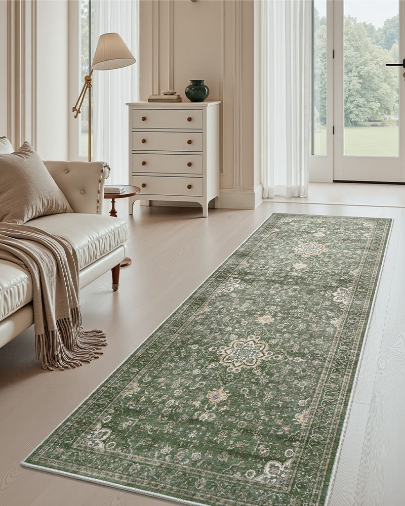 Timeless vintage rug made for daily home living