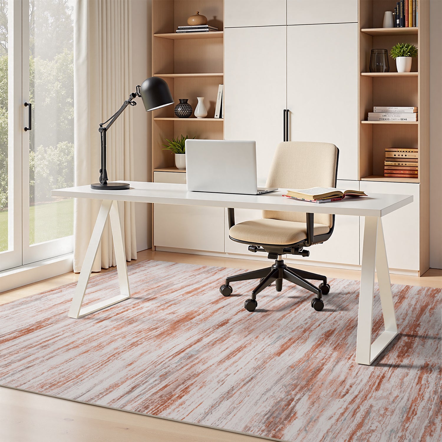 Abstract Rugs Washable Modern Carpet