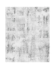 Doodle Washable Area Rug -  Gray